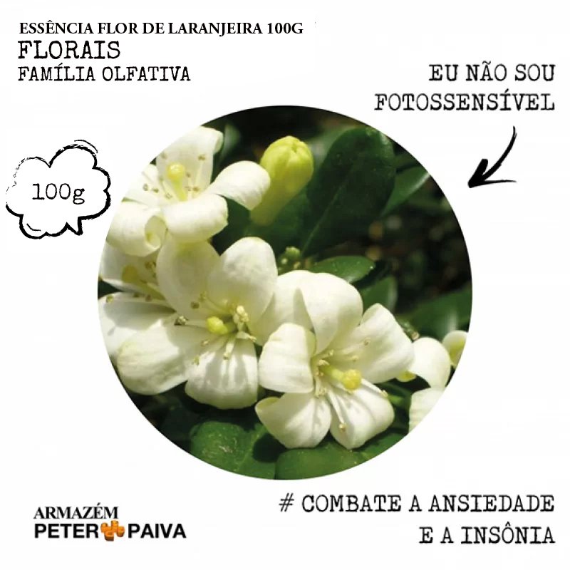 Essência Flor de Laranjeira 100g | Armazém Peter Paiva