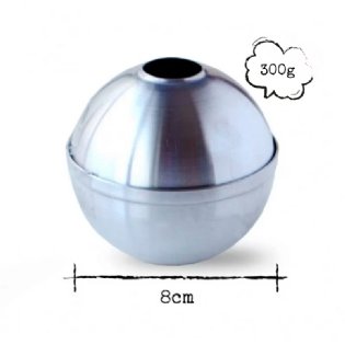 Forma Esfera Alumínio D Grande 8cm
